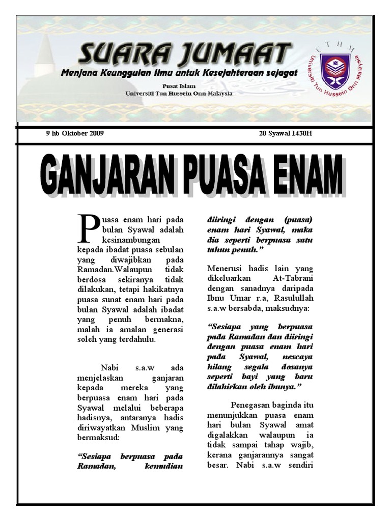 Ganjaran Puasa 6 Pdf