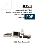 JUE 85 SSAS Option Operation Manual