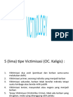 Materi Victimologi Sesi 3-4