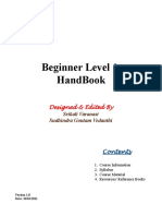 Beginner Level 1 Handbook: Designed & Edited by