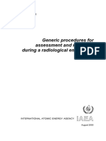 Generic Procedures For Assessment and Response During A Radiological Emergency