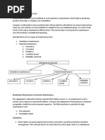 Maintenance Policies:: Breakdown Maintenance or Reactive Maintenance