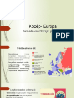 Közép - Európa Társadalomföldrajzi Jellemzői 8.