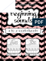 A Z Beginning Sound Worksheets