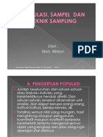 Populasi - Sampel - Dan - Sampling