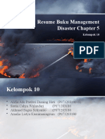 Kelompok 10 - Resume Buku Management Disaster Chapter 5