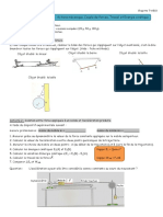 Activité Expérimentale: Actions Mécanique, Couple de Forces, Travail Et Energie Cinétique