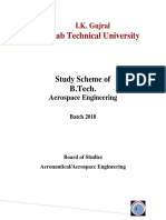 B.Tech Aerospace Engineering Study Scheme