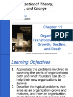 Ch11-Organizational Transformations Birth, Growth, Decline, And Death