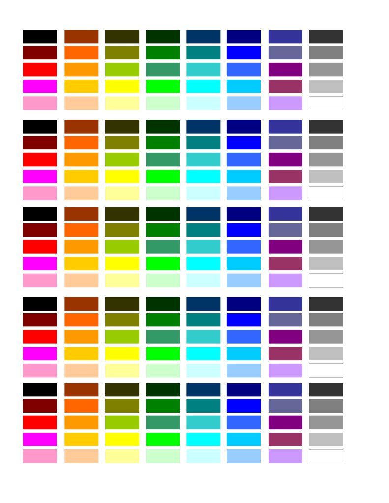 Test Print Warna | PDF