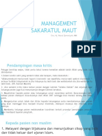 (TM 7) MANAGEMENT SAKARATUL MAUT, Pendampingan Masa Kritis, Dan Langkah Sakaratulmaut