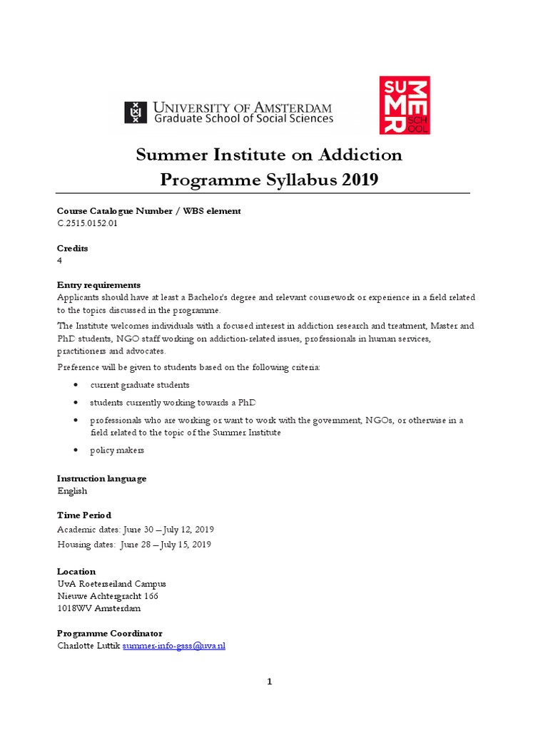 summer-institute-on-addiction-programme-syllabus-2019-course-catalogue