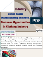 Textile Industry. Cotton Fabric Manufacturing Business-805667