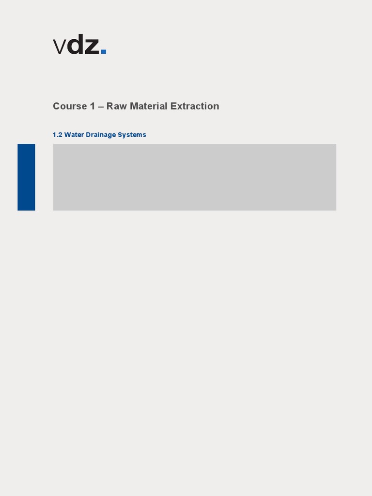 VDZ 1 2 En-Water Drainage Systems | PDF