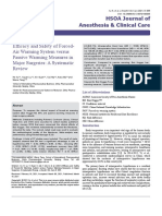 Efficacy and Safety of Forced Air Warming System Versus Passive Warming Measures in Major Surgeries A Systematic Review