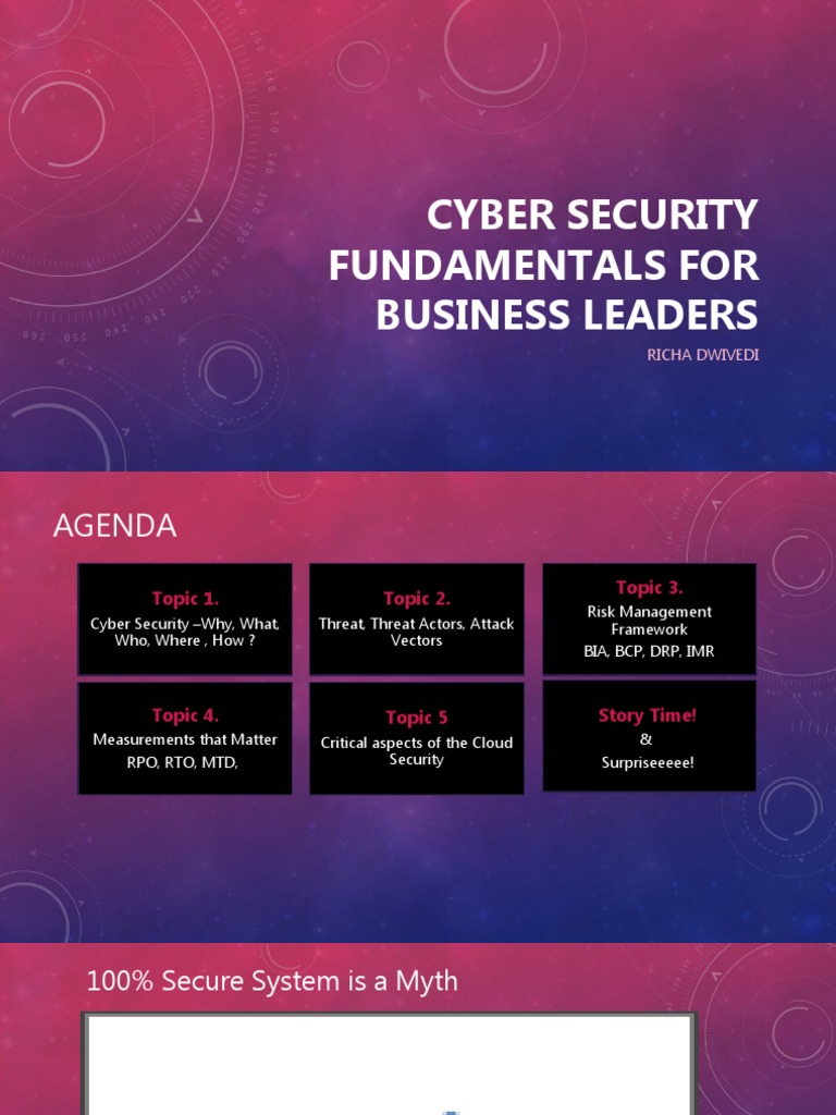 Cyber Security Fundamentals - V2 | PDF | Malware | Disaster Recovery