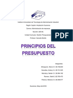 Principios Del Presupuesto