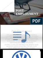 Dominators Report Post Employment Ppt