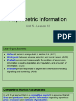 unit 6 - lesson 12 - asymmetric information