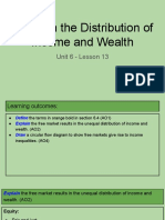unit 6 - lesson 13 - equity in the distribution of income and wealth