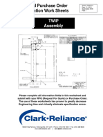 RFQ and Purchase Order Specification Work Sheets: Twip Assembly