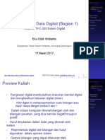 TSK205 Kuliah#9 Representasi Data Digital Part1 v201703
