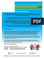 ARCHES Recovery Week Programme