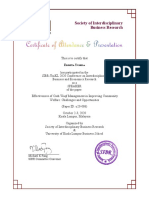 Certificate of Presentation 3