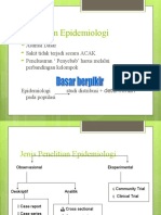 1. Desain Penelitian Epidemiologi