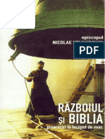 Sf Nicolae Velimirovici Razboiul Si Biblia