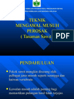 Teknik Mengawal Musuh Perosak Sawit