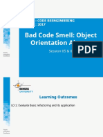 Binus University Code Reengineering Bad Code Smell - Object Orientation Abuser