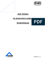 Resistencia química materiales plásticos