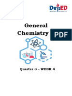 General Chemistry 2: Quarter 3 - WEEK 4