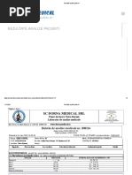 Rezultate analize pacienti