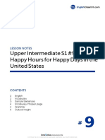 Upper Intermediate S1 #9 Happy Hours For Happy Days in The United States