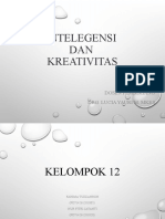 Kelompok 12 Intelegensi Dan Kreativitas Psikologi