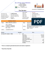 Tax Invoice: SHILA INDANE AGENCY (0000141021)