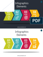 Infographics Elements: Step Step Step Step