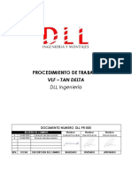 Procedimiento VLF-TAN Delta