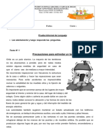 Pruebas Informales de 6° Basico