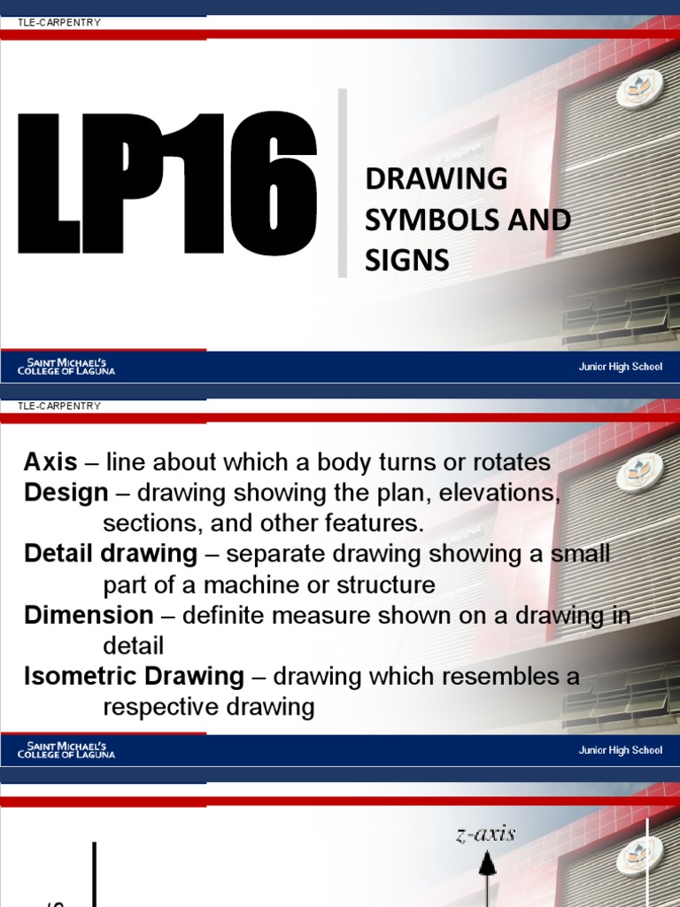 Drawing Symbols and Signs TleCarpentry PDF