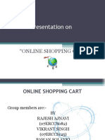 Presentation On: "Online Shopping Cart"