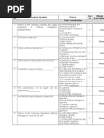 Q. No. Description Question Choices Unit I-Introduction: 1 1 Easy