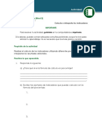 Calcula e Interpreta Indicadores