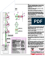 Estructura Tipo Suspension SVII (0° - 10°) en Poste Metalico en 138kV Hoja 1 de 1