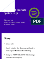 Spotify Pitch Deck