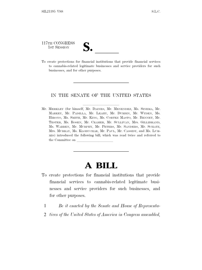 Senate SAFE Banking Act PDF DoddFrank Wall Street Reform And