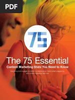 The 75 Essential: Content Marketing Stats You Need To Know