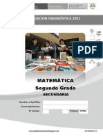 Matematic2 Evaluacion Diagnóstica Area Matemática Ccesa007